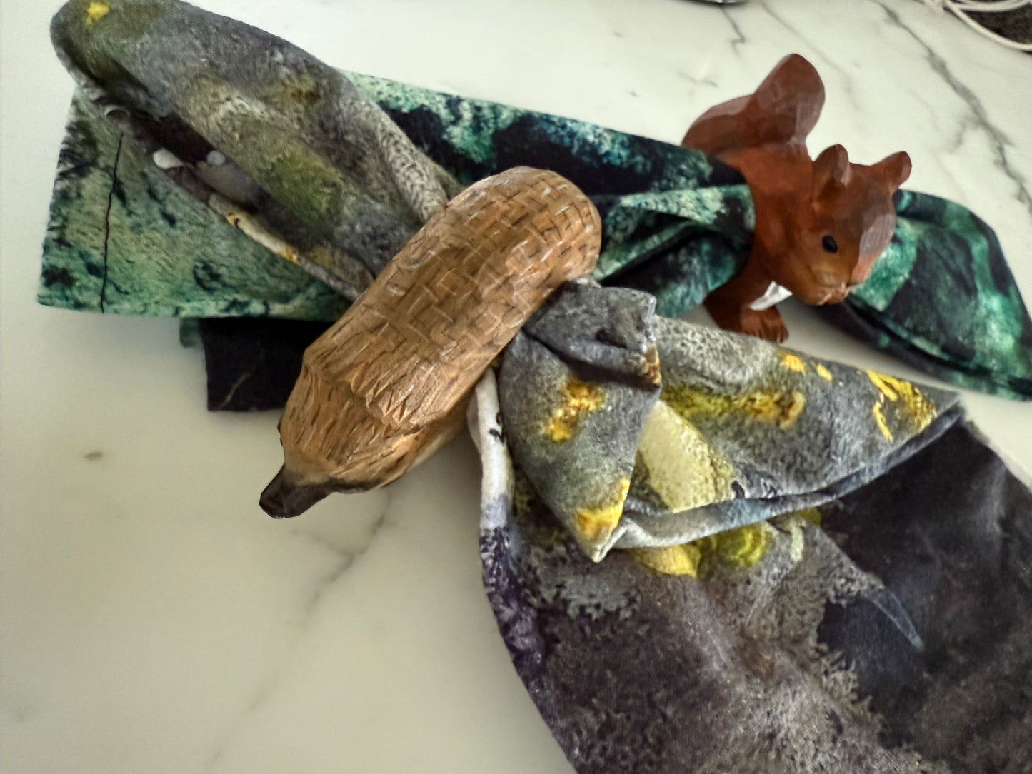 Gular skófir viskustykki - Yellow lichen dishcloth