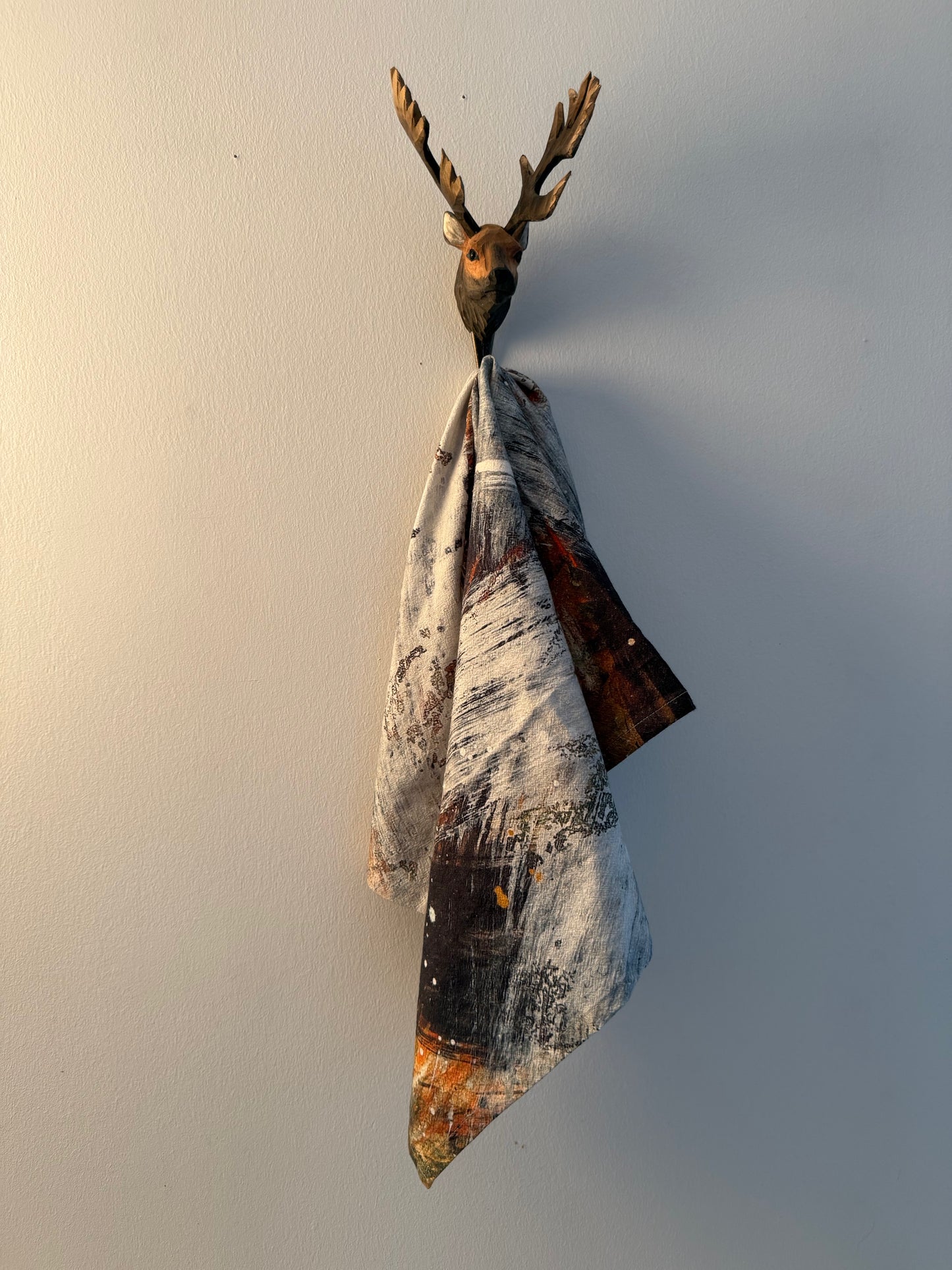 Grámosi Viskustykki - Grey moss Dishtowel